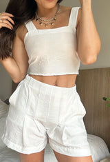 CROPTOP SARAY IVORY