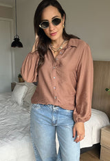 CAMISA FILIPA CHOCOLATE