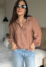 CAMISA FILIPA CHOCOLATE