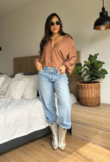 CAMISA FILIPA CHOCOLATE