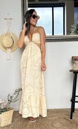 VESTIDO FRIDA BEIGE