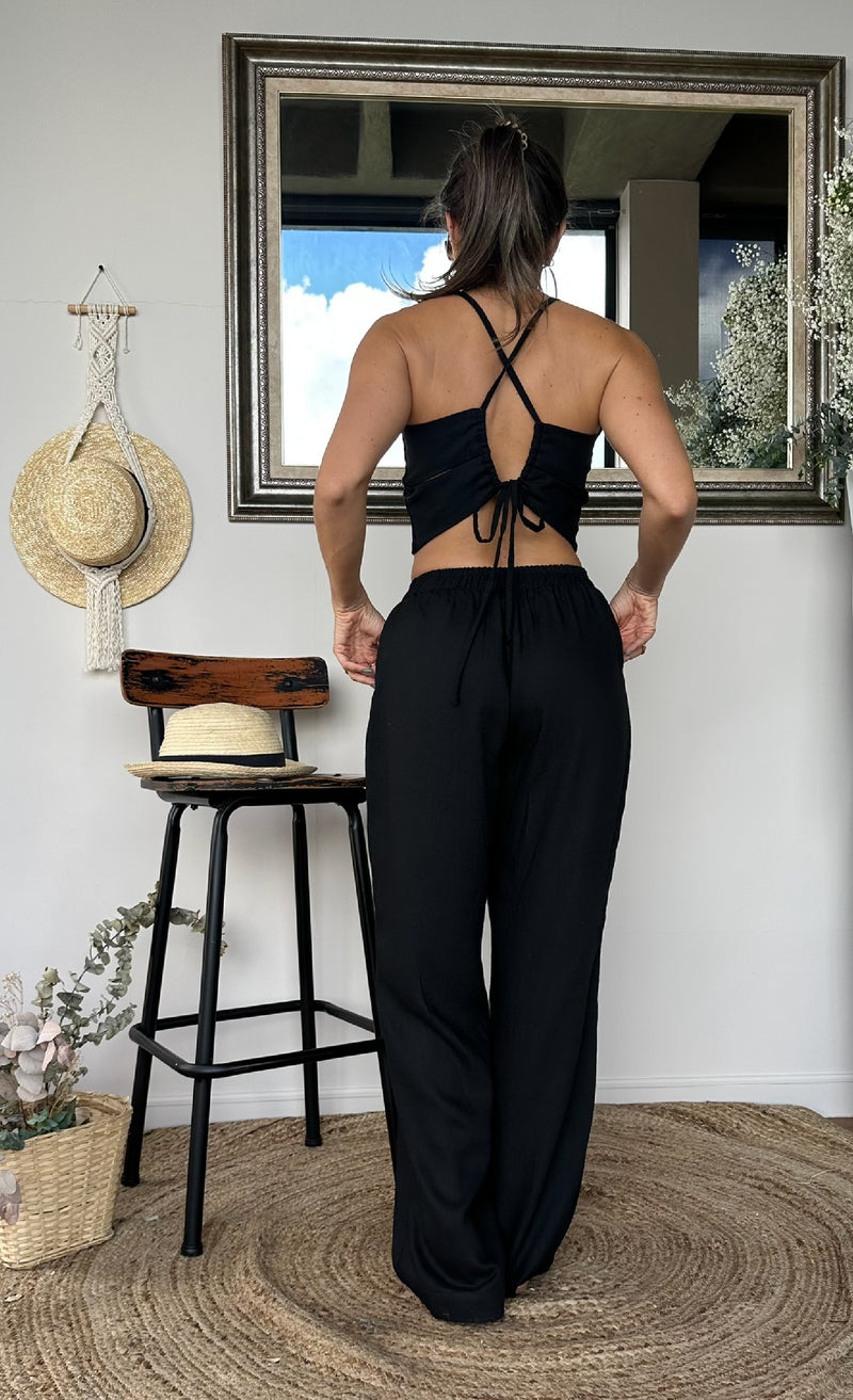 PANTALON MICA NEGRO