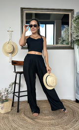 PANTALON MICA NEGRO