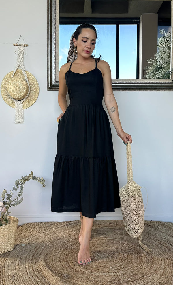 VESTIDO REBE NEGRO