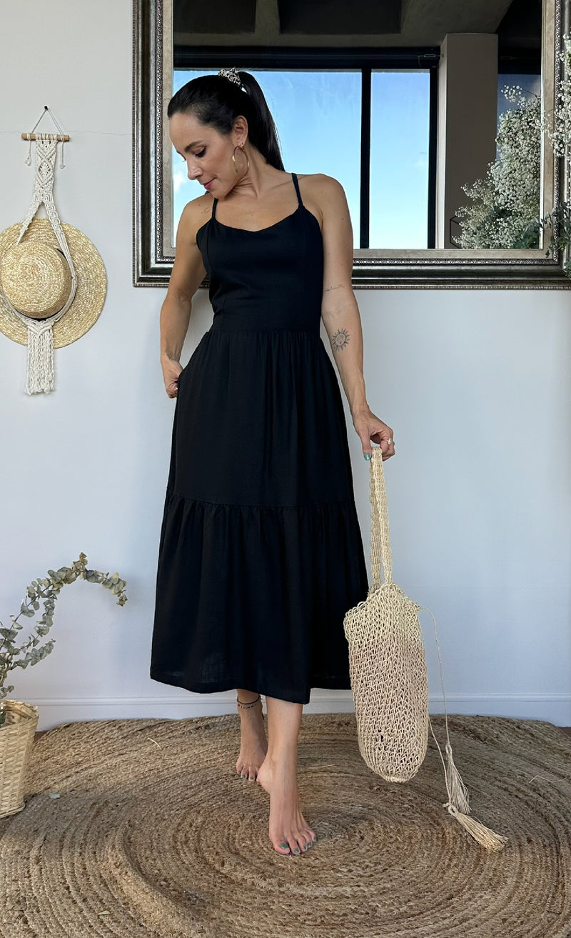 VESTIDO REBE NEGRO