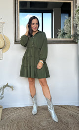 VESTIDO EMILY VERDE MILITAR