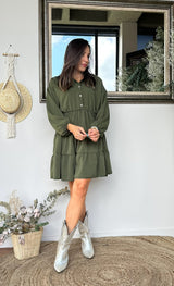 VESTIDO EMILY VERDE MILITAR