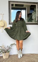 VESTIDO EMILY VERDE MILITAR