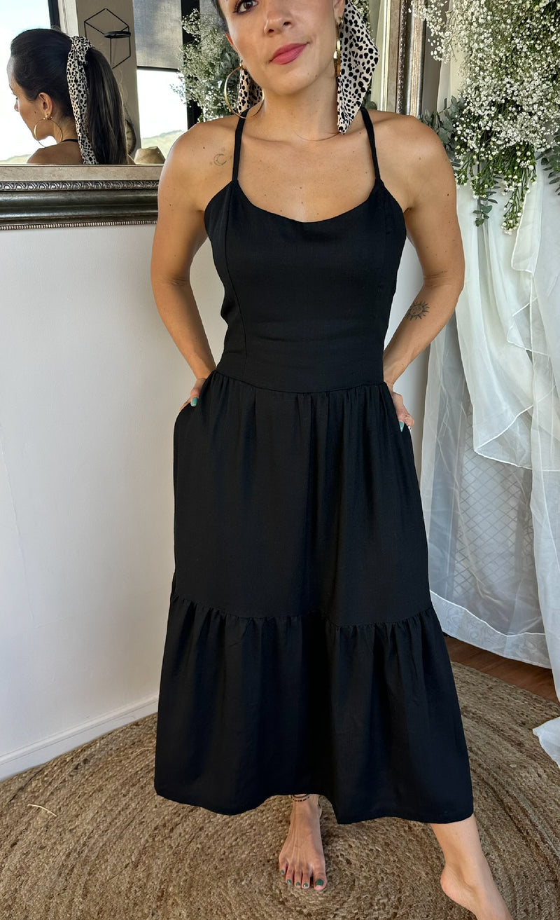 VESTIDO REBE NEGRO