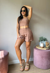 SHORT EMILIA CHOCOLATE