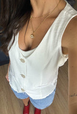 CHALECO IRINA IVORY