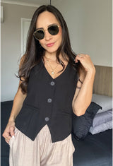 CHALECO IRINA NEGRO