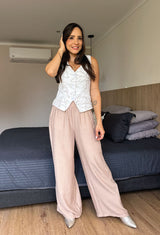 CHALECO IRINA IVORY ESTAMPADO