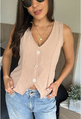 CHALECO IRINA BEIGE