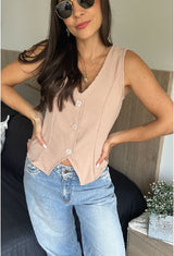 CHALECO IRINA BEIGE