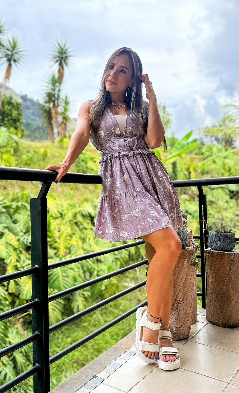 VESTIDO YULI LILA